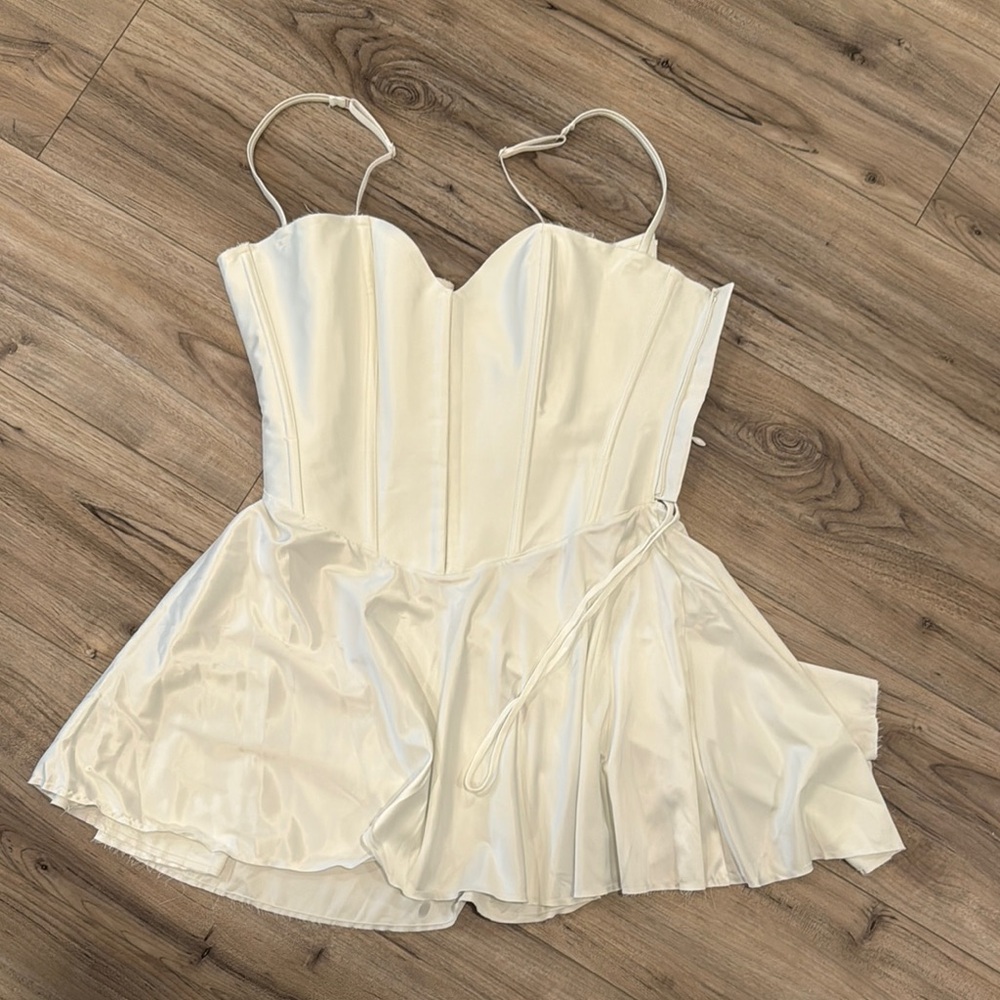 SKIMS White Corset Dress
